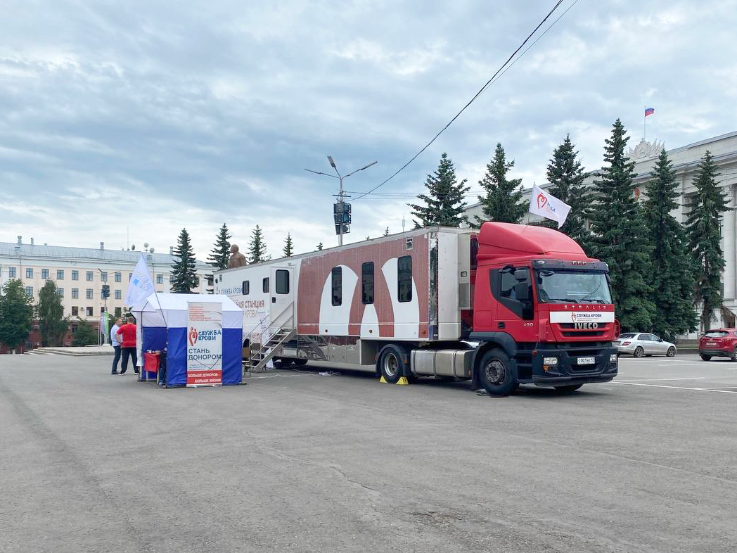 На Театральной площади состоится акция «Стань донором крови»