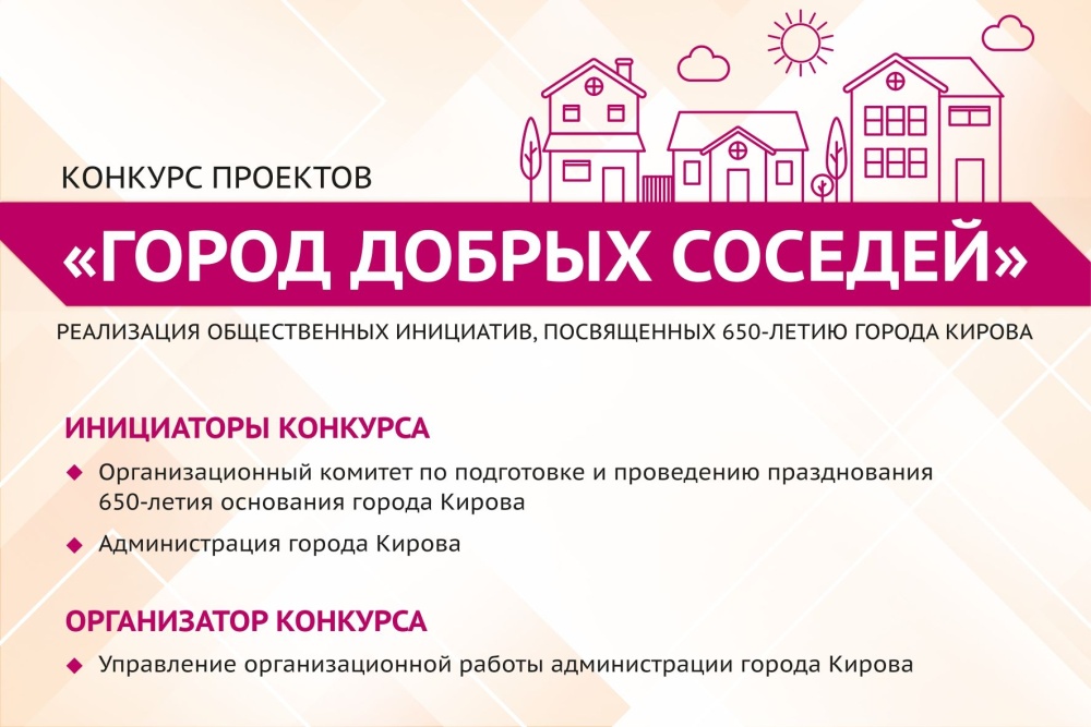 В Кирове стартует прием заявок на конкурс «Город добрых соседей»-2024