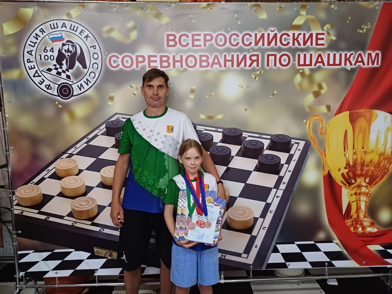 Юная кировчанка завоевала четыре бронзовые награды на всероссийских соревнованиях по шашкам
