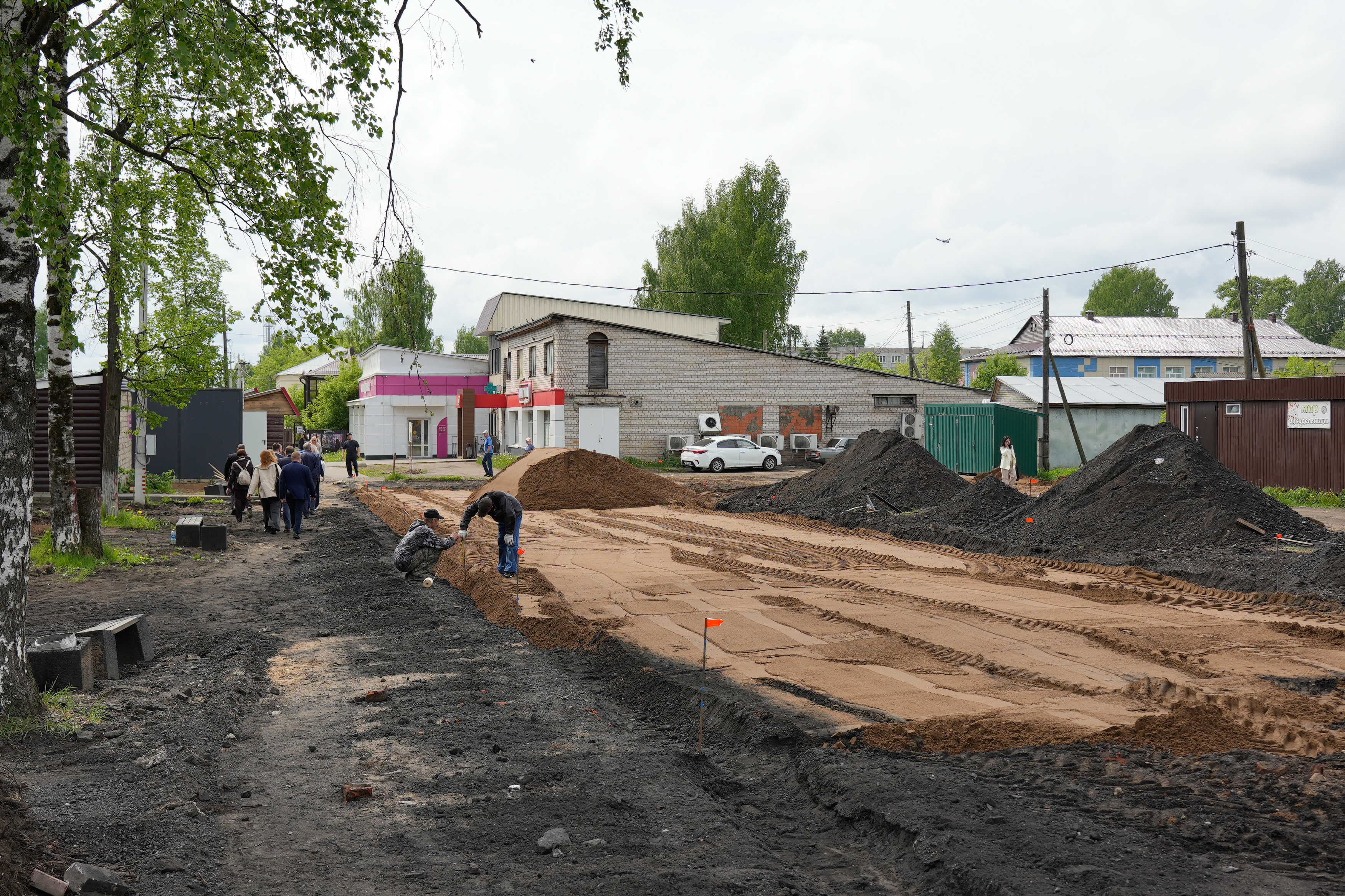 В Белой Холунице создают Центральный сад 