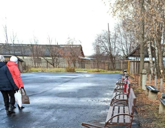В селе Родыгино завершают благоустройство площади и дворов в рамках нацпроекта