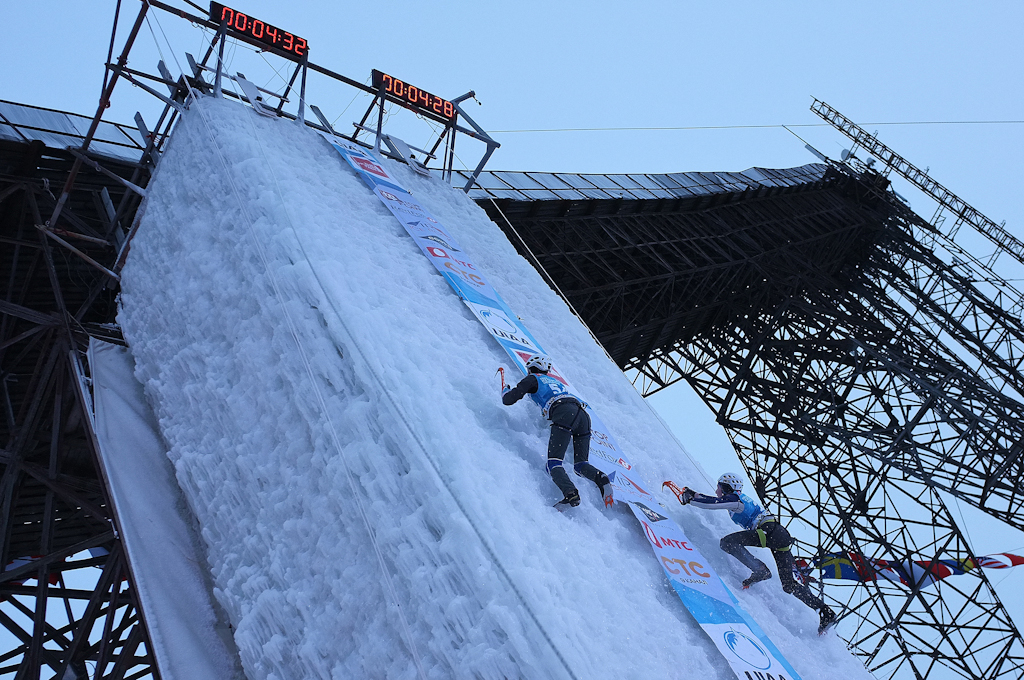  Российские спортсмены стали лучшими на чемпионате Европы и Кубке мира по ледолазанию