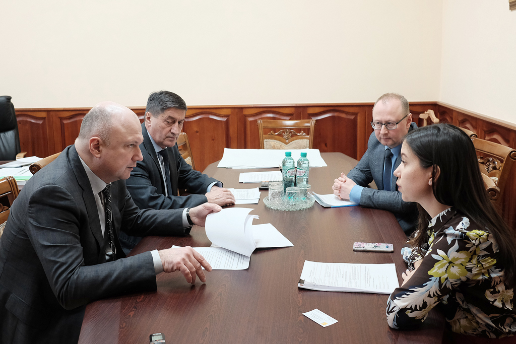 Андрей Плитко встретился с руководителем департамента регионального развития Фонда президентских грантов