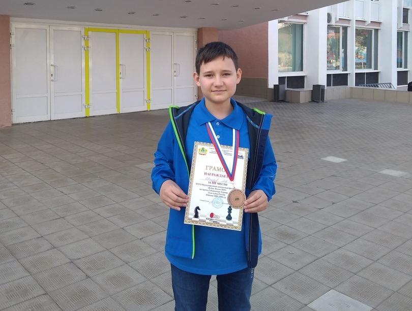 13-летний кировский шахматист стал призером международного фестиваля