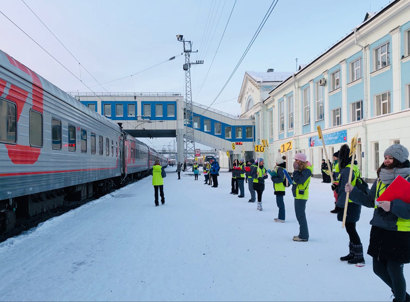 Более 1000 человек из разных городов посетили Киров в рамках зимнего маршрута «РЖД Тур»