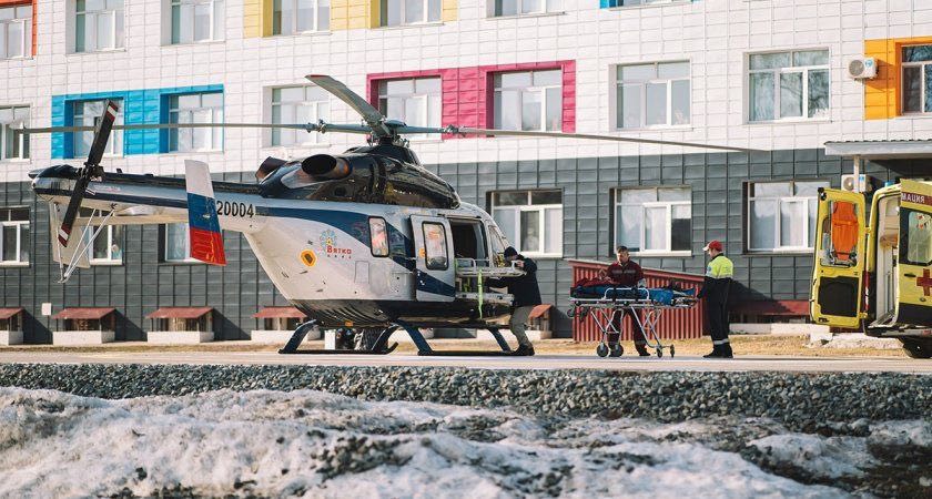В 2023 году в Кировской области «воздушная скорая» совершила 390 вылетов