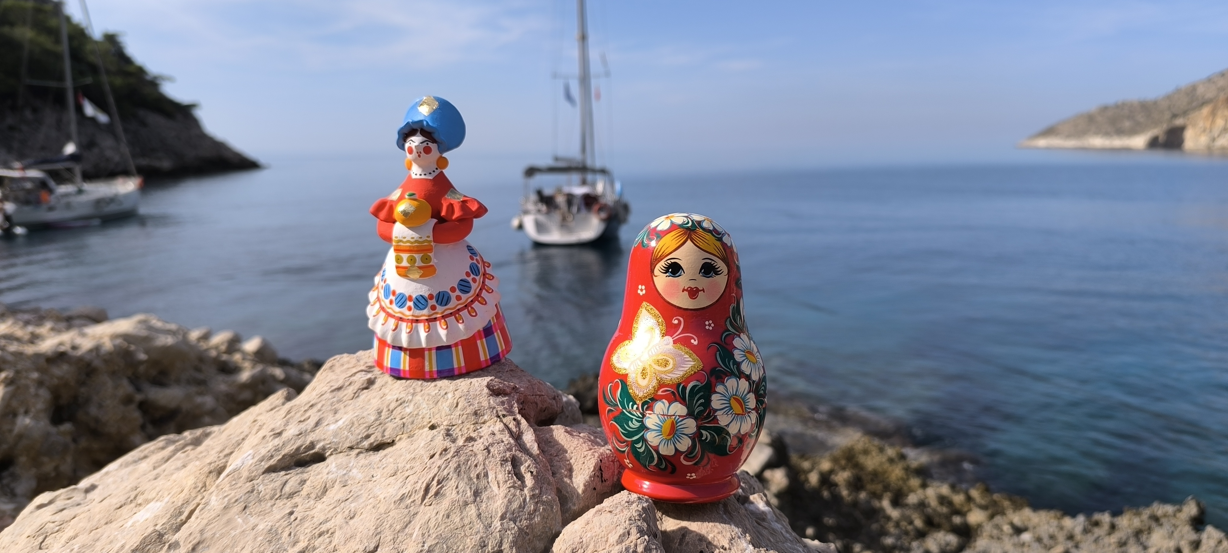 Дымковская игрушка и нолинская матрешка побывали в Средиземноморье