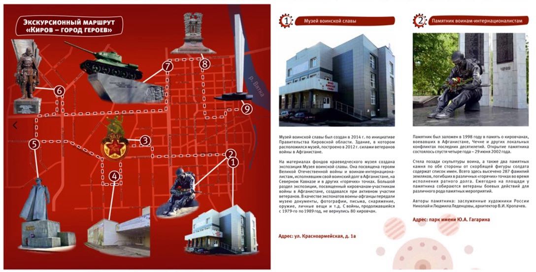 Разработан туристический маршрут «Киров – город героев»