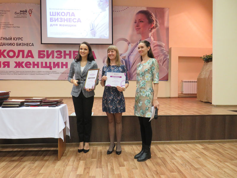В Кирове завершился образовательный проект «Школа бизнеса для женщин»