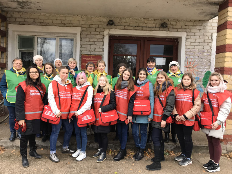С начала октября «Дружины здоровья» побывали в 7 районах Кировской области