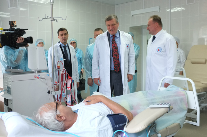 В Вятскополянской ЦРБ открылось отделение гемодиализа