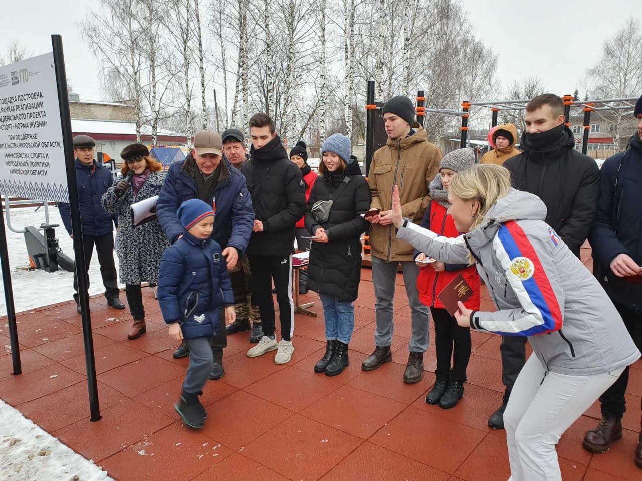 В Пижанке в рамках реализации проекта «Спорт — норма жизни» открыли новую площадку ГТО