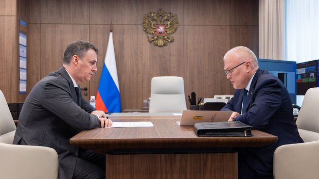 Дмитрий Патрушев и губернатор Кировской области Александр Соколов обсудили развитие сельского хозяйства и вопросы экологии региона