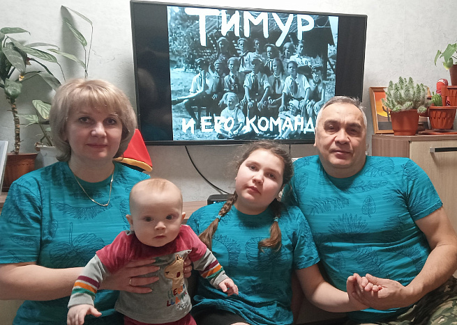 Тимур и его команда из села Русские Краи участвуют в проекте «Всей семьей»
