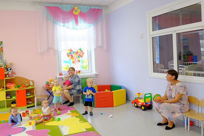 Детсад в Кирсе принимает детей с двух месяцев 