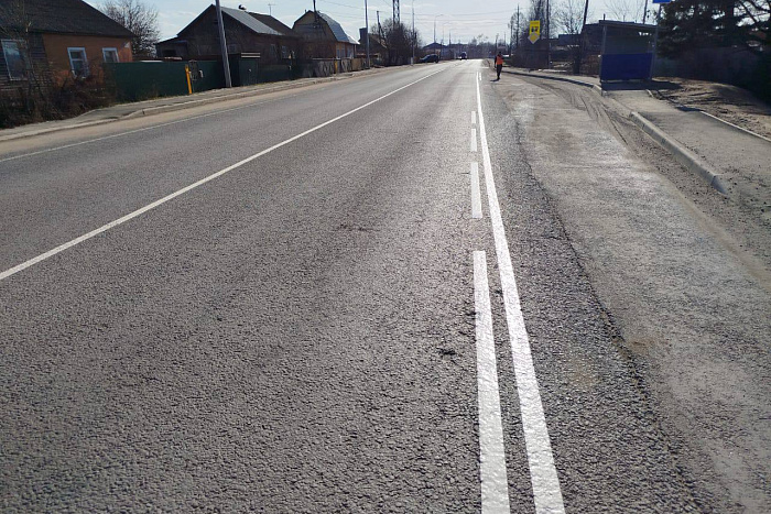 В Кировской области обновят полмиллиона квадратных метров дорожной разметки