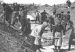 Мелиораторы за работой. Халтуринский район, 1941