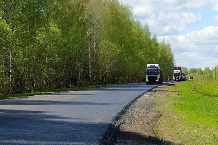 В Кировской области дорожные работы на региональной сети автодорог ведутся с опережением графика