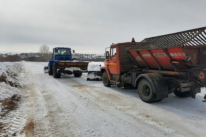 В регионе усиливают работу по очистке дорог