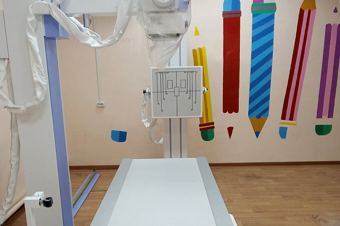 С 1 сентября маленькие пациенты Омутнинской ЦРБ будут обследоваться на новом рентгеновском аппарате