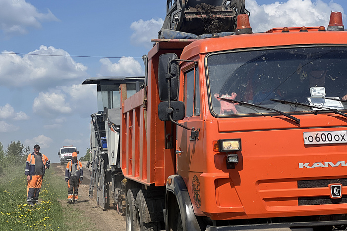 В Богородском округе ремонтируют дорогу Плотники – Вожгалы – Уни