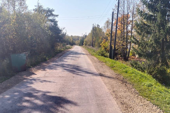 В поселке Безбожник отремонтировали дорогу