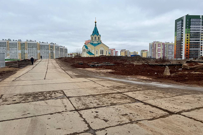 К 650-летию в Кирове началось строительство новой улицы 