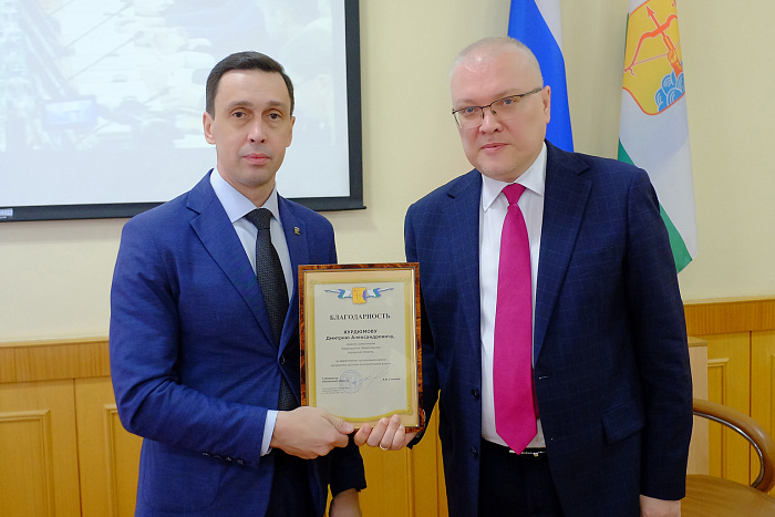 Александр Соколов поблагодарил зампредов правительства за эффективное решение вопросов