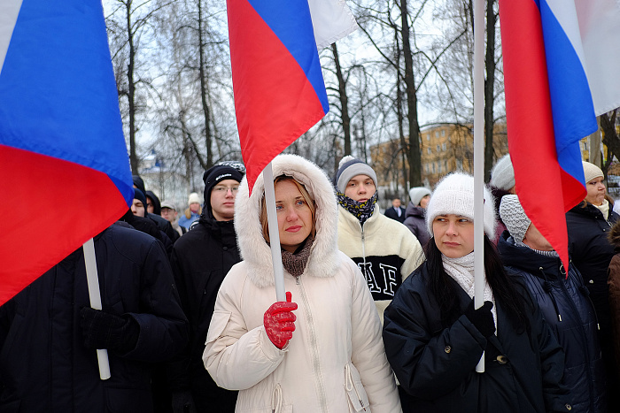 В Кирове состоялась патриотическая акция «Мы вместе»