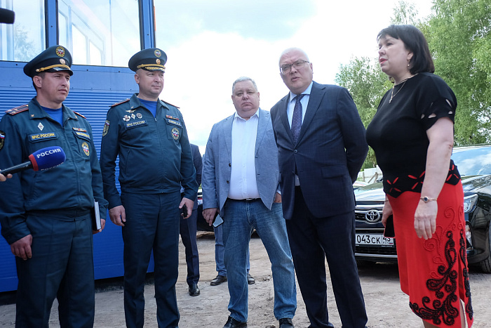 В Слободском завершается строительство новой пожарной части