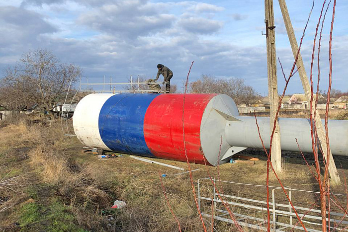 В Веселовском районе установили новые водонапорные башни