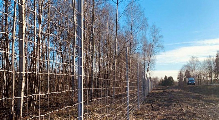 На южном обходе Кирова установили ограждение от диких животных