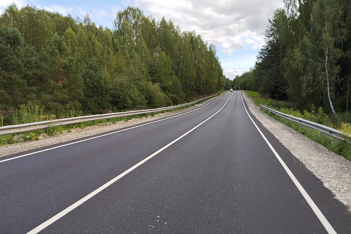 Завершен ремонт дороги Казань – Пермь в Кильмезском районе