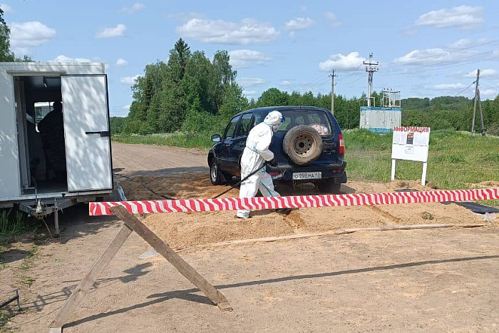 В Фаленском районе прошли учения по ликвидации африканской чумы свиней