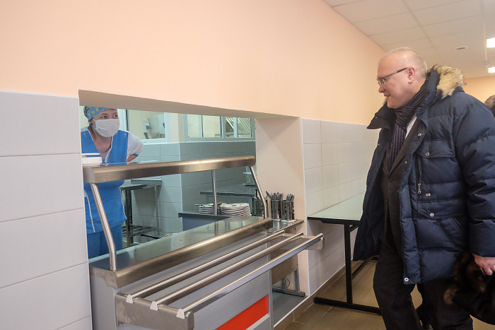 В Сосновке появился теплый переход между школой и столовой