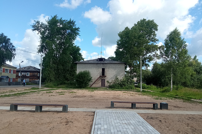 В Лузе по нацпроекту благоустроили площадь Победы