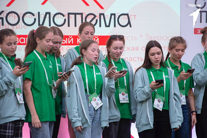 Активистка Движения первых из Кировской области принимает участие в слете юных натуралистов