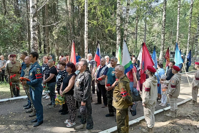 В Юрьянском районе захоронили останки павших в 1941 году бойцов