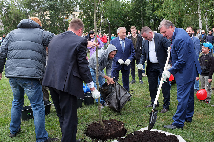В центре Кирова открыли новый сквер
