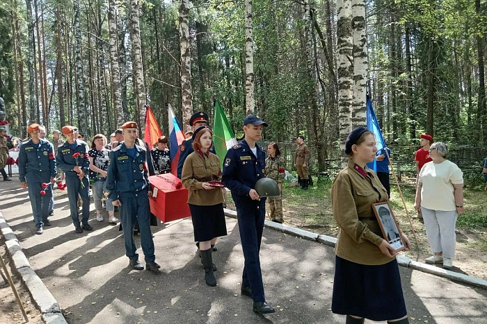 В Юрьянском районе захоронили останки павших в 1941 году бойцов