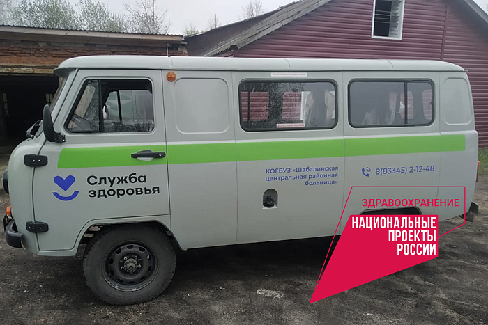В районы Кировской области направлено еще 5 медицинских машин
