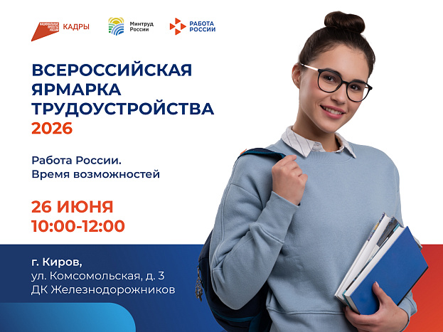 Кировские работодатели на ярмарке трудоустройства предложат вакансии для молодежи 