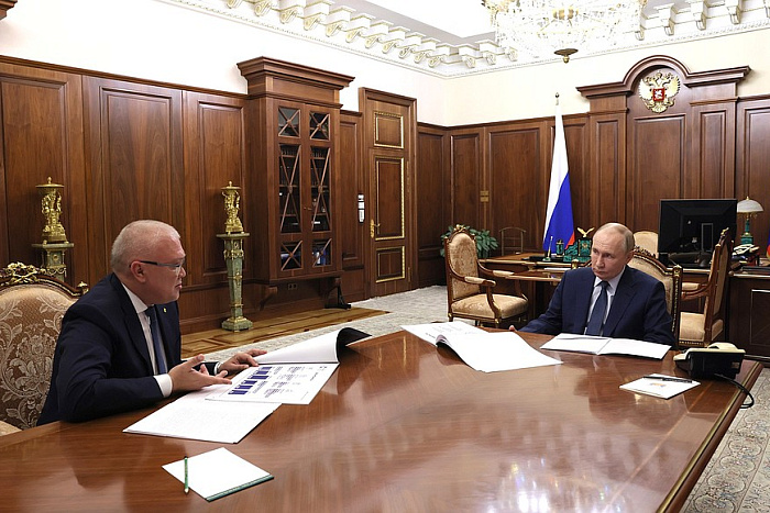 Александр Соколов рассказал Владимиру Путину о промышленном росте в Кировской области