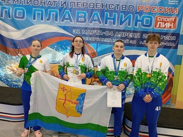 Кировские пловцы завоевали 33 медали на Чемпионате и Первенстве России по плаванию ЛИН