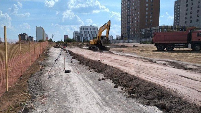 В Кирове строят новый участок улицы Анжелия Михеева