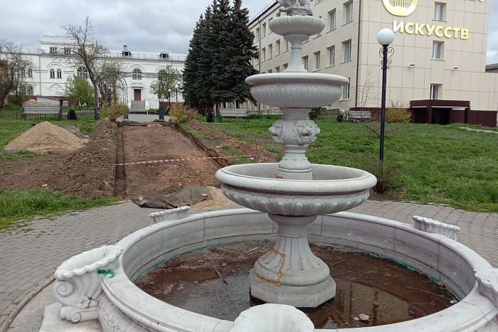 В Яранске началось благоустройство «Стрелецкой слободы»