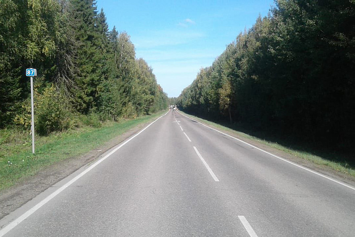 Продолжается ремонт дороги Киров – Малмыж – Вятские Поляны