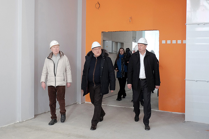 Готовность новой школы в Чистых прудах составляет около 70%