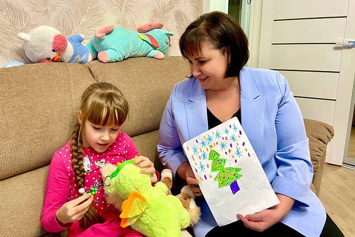 Светлана Шумайлова исполнила желание 8-летней Анастасии