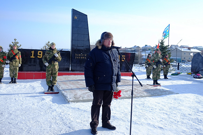 В селе Калинино Малмыжского района зажгли Вечный огонь